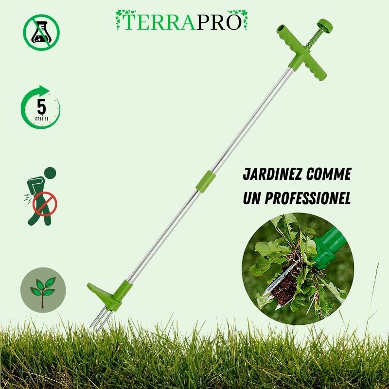 TerraPro | Désherbeur professionel pour jardin